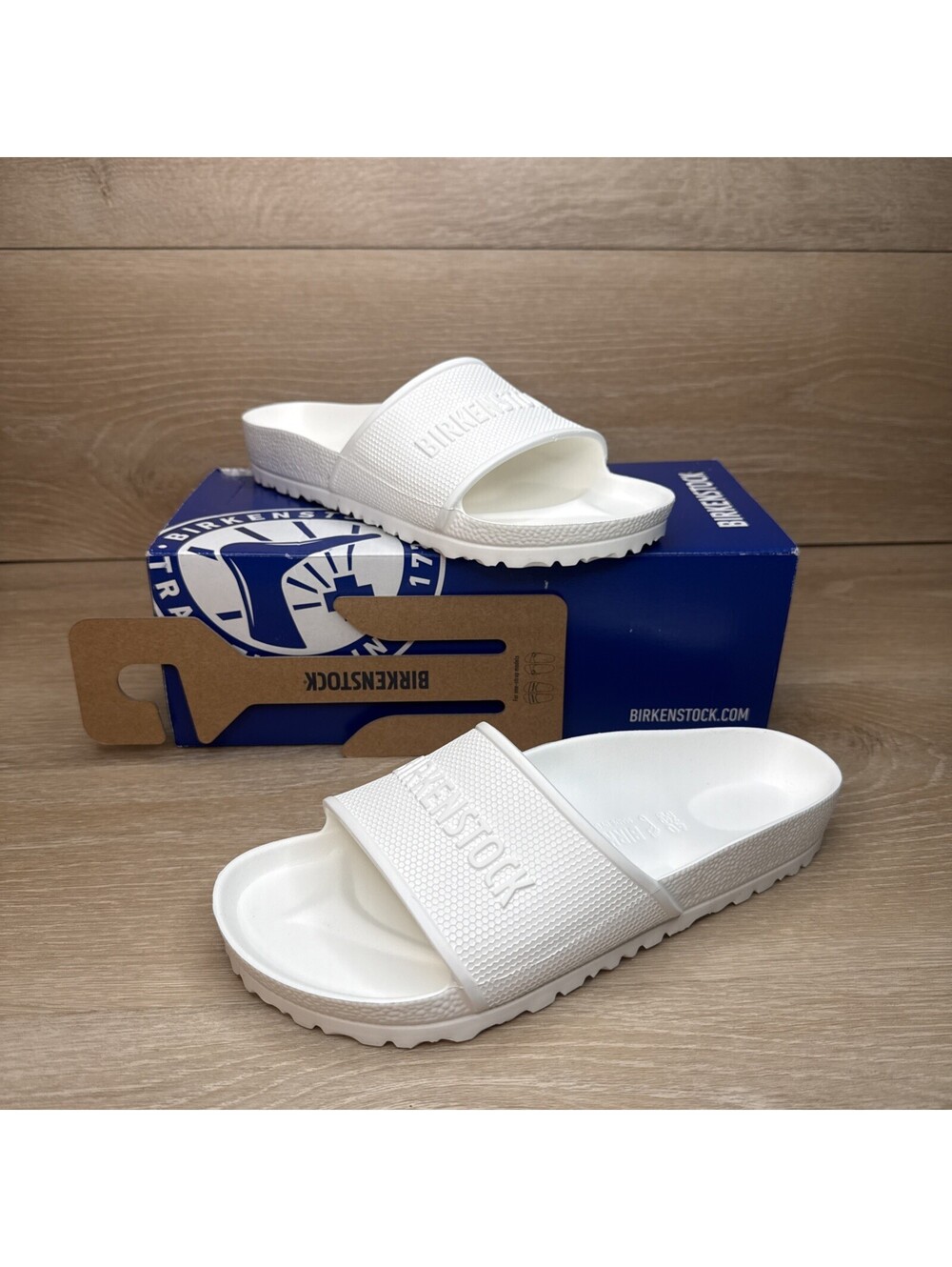 Birkenstock Barbados EVA Slide Sandals White Size 40 Men 9
